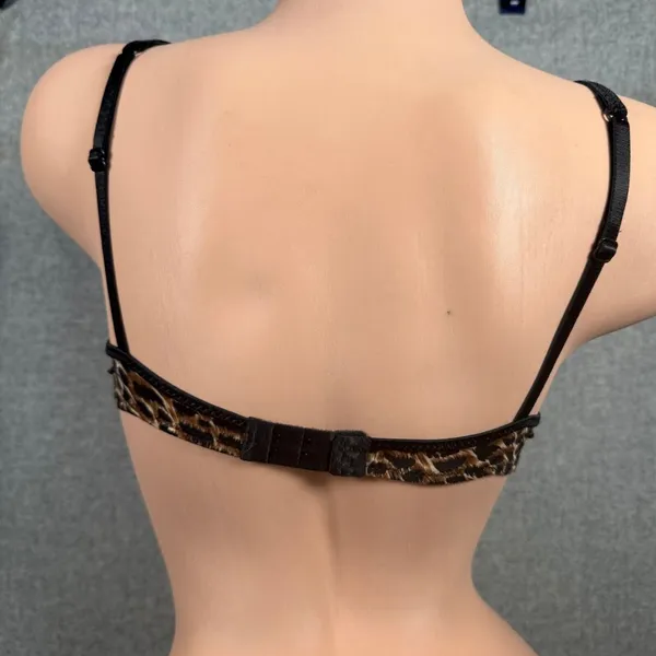 NWT Vanity Fair 36A‎ Bra Underwire Back Closure Adjustable Animal Print 75-238 - Image 4
