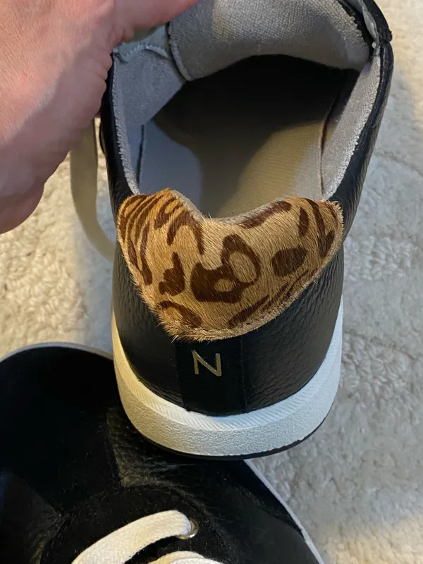 Black leather and suede sneakers 9 - Image 9