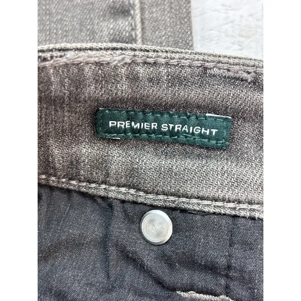 Lauren Ralph Lauren Women's 14 Concrete/Gray Premier Straight Slimming Fit Jeans - Image 7