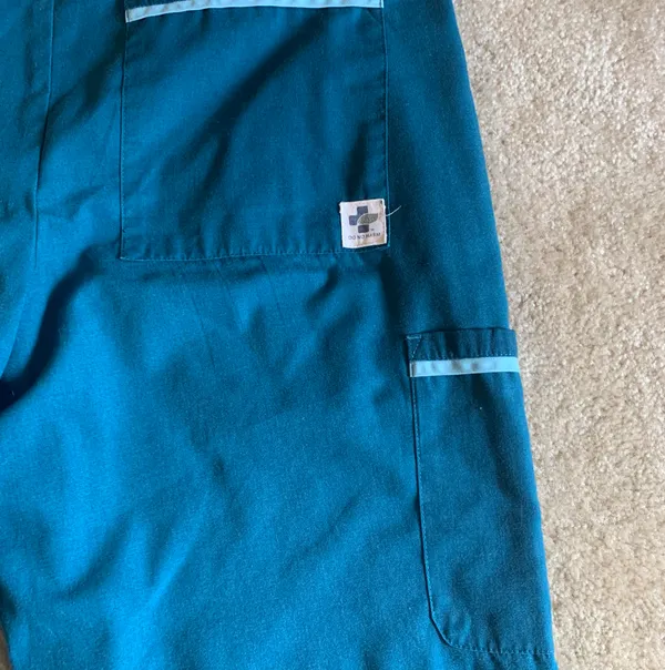 Do No Harm Teal Scrub Pants - Image 4