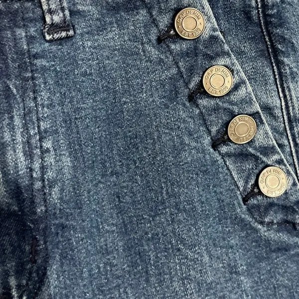 Gap High Rise Denim 70s Flare Sailor Jeans SZ 2/26 Retro Vintage Inspired - Image 3