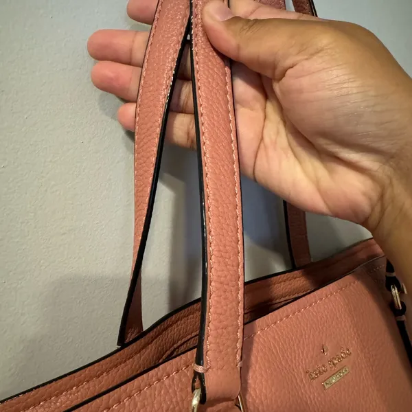 Kate Spade New York Jackson Street Jana Tote Bag PINK Coral With Dust‎ Bag - Image 3