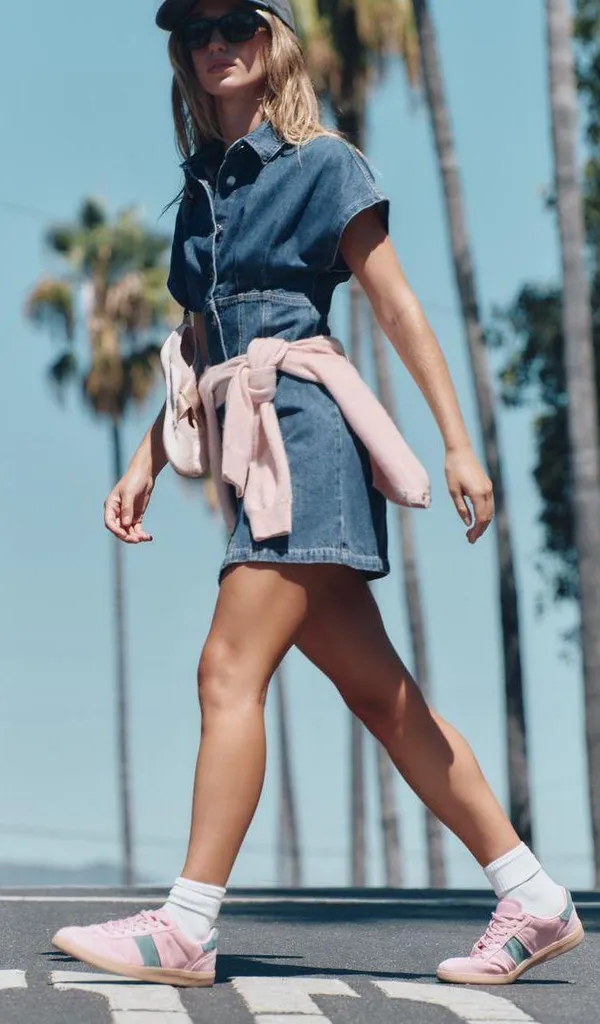 ZARA Denim Mini Dress - Image 2