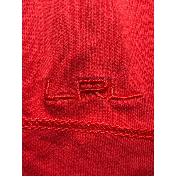 LRL Ralph Lauren‎ Jeans Co Red V Neck Short Sleeve T Shirt Top Plus Size 3X - Image 6
