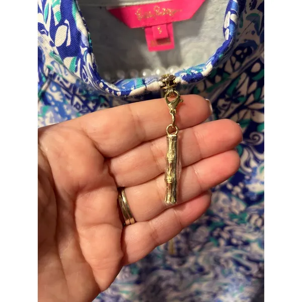 Lilly Pulitzer UPF 50+Skipper Popover‎ Multicolor Activewear pullover Small new - Image 3
