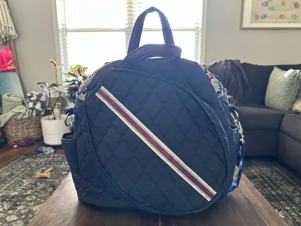 Cinda B Quilted Tennis Tote Blue - Image 2