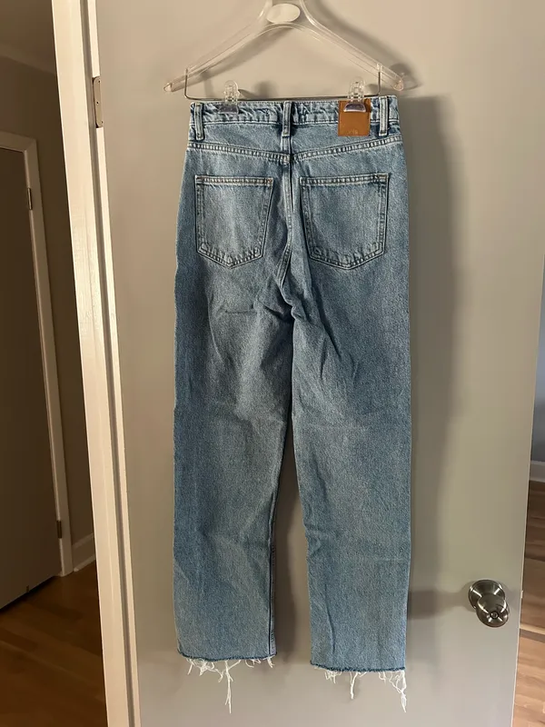 ZARA High-Rise Z1975 Straight Jeans - Image 4