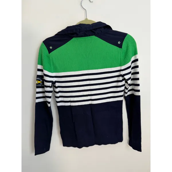 Vintage Lauren Active by Ralph Lauren quarter-zip ribbed sweater - Image 3