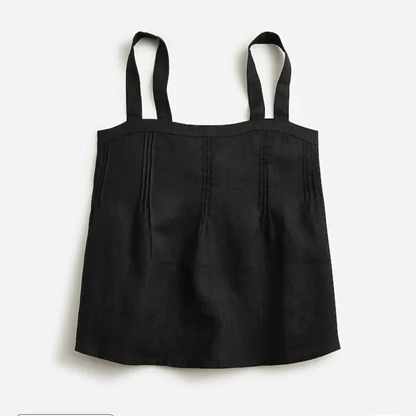 J.Crew Bow-Back linen top‎ - Image 3