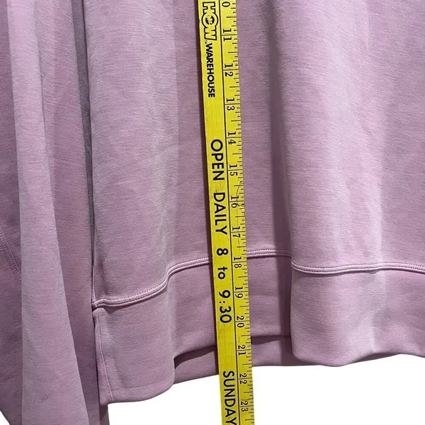 Lululemon Perfectly Oversized Softstreme Cropped Crewneck Sweatshirt Size 6 Pink - Image 3