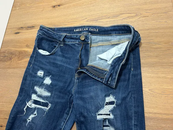 Tall/long jegging skinny jeans - American Eagle plus size 14 - Image 6