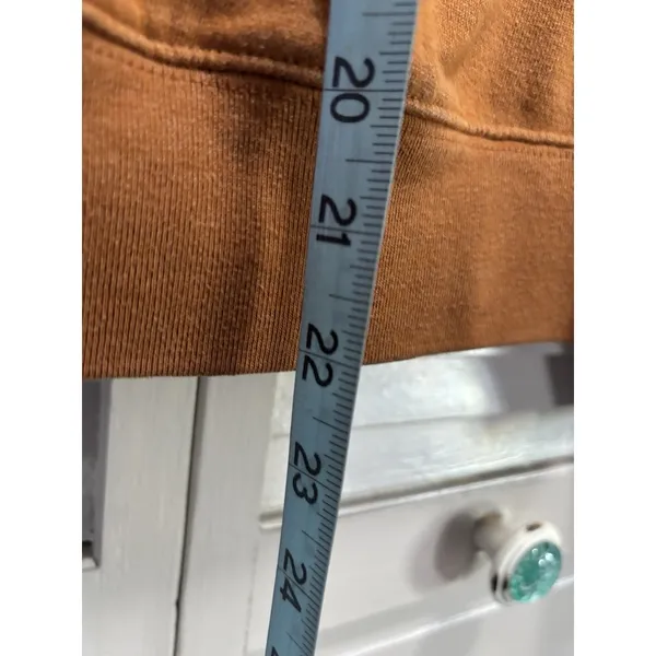 Aeropostale Burnt Orange Hododie Sweatshirt Size XS Long Sleeve Embroidered Logo - Image 4