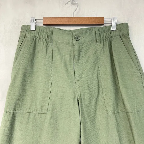 Standard Surplus Womens Wanderer Wide Leg Crop Pants Size L Minimal Coastal - Image 2
