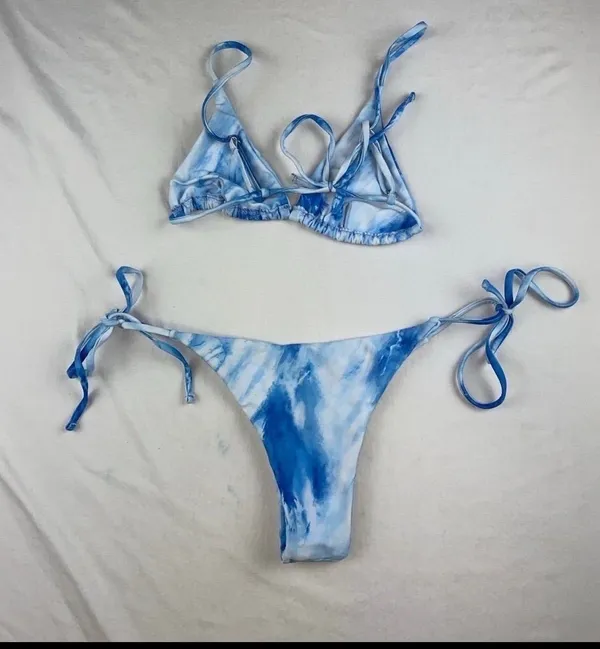 NEW Bikini set + Cover up Blue - Image 2