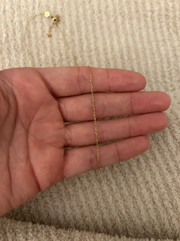 14KT Gold Dainty Necklace - Image 3