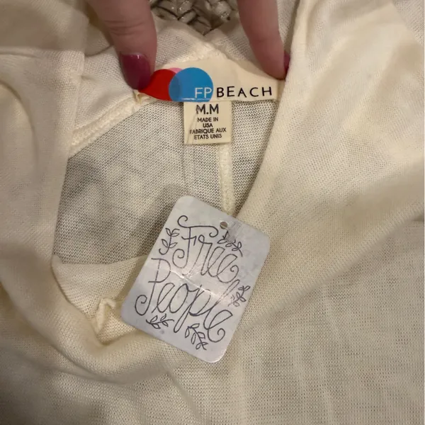 NWT Free People Beach Ivory Maxi Dress - Image 4