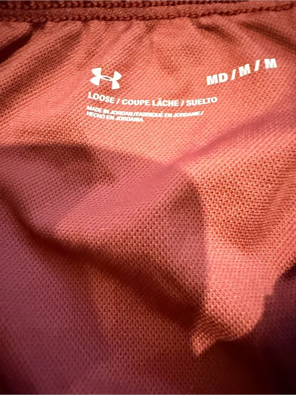 Under Armour Women's Red Burnt Training Shorts NWOT - Image 5