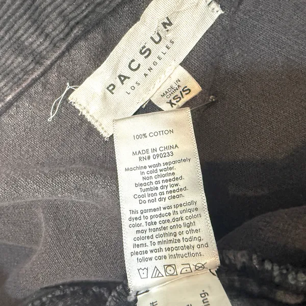 Pacsun XS S corduroy cropped trucker jacket coat C 2996 - Image 2