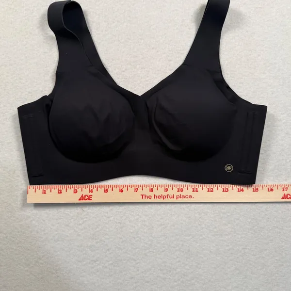 Honeylove Wireless Bra Womens XL Black Seamless Compression Shapewear - Image 2