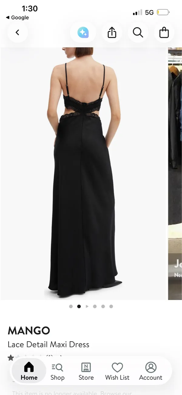Mango Cut-Out Maxi Dress - Image 2