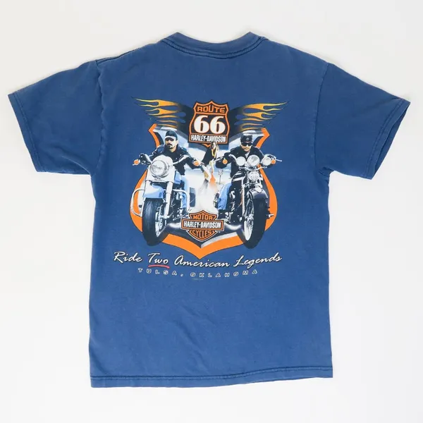 Vintage Y2K 2004 Harley Davidson Route 66 Shirt - Image 2