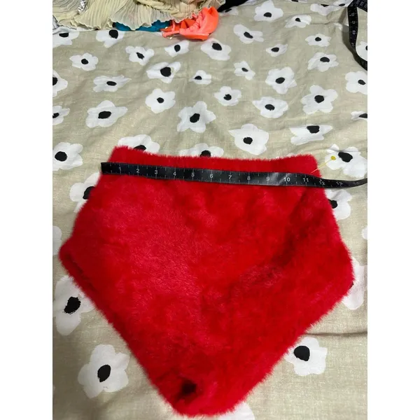 For love and lemons red fuzzy tank top set - Image 7