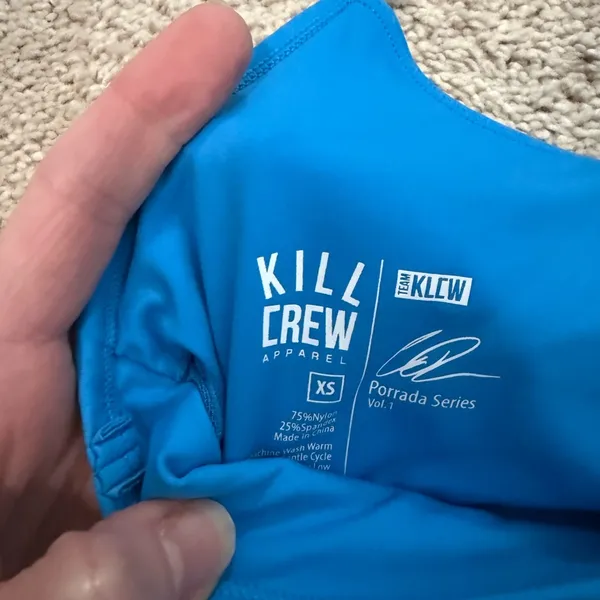 KILL CREW Blue Sports Bra! - Image 3