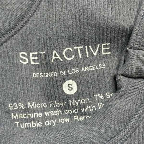 SetActive Ribbed Scoop Bra - Image 5
