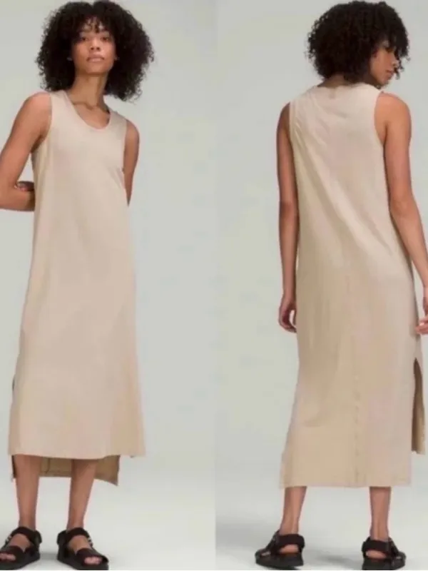 Lululemon All Yours Tank Maxi Dress Trench Size 4 - Image 2