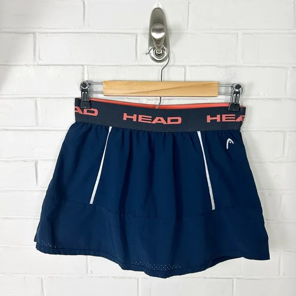 Head Navy Tennis Mini Skort Size S - Image 2