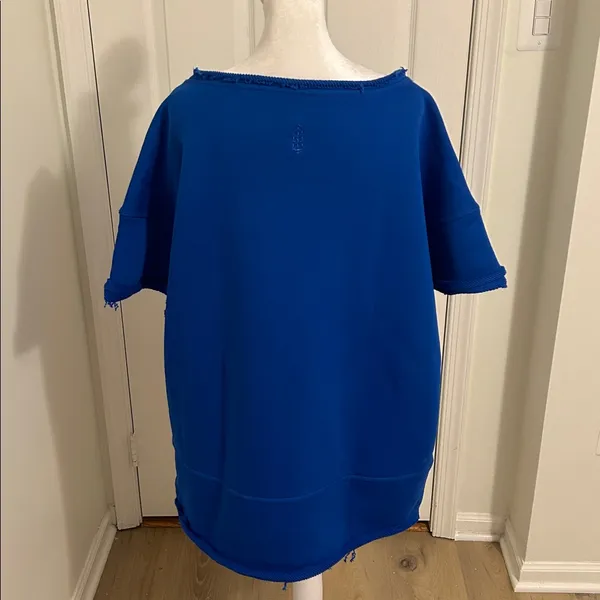 Free People Movement Cruise Sweatshirt Tshirt Stellar Blue NWT Size Medium - Image 11