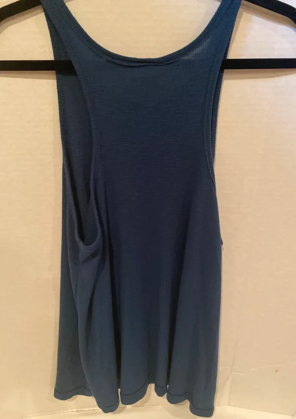 Free People NWOT! Navy Blue Tank Top, Size: Large - Image 3