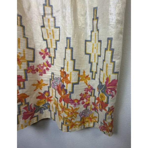 Free People medium large the big bang shimmer dress festival bohemian tiered - Image 3
