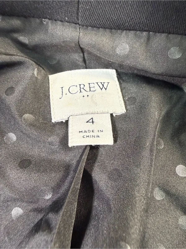 J. Crew Black Collarless Blazer - Image 7