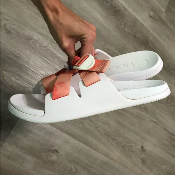 Chacos Tie Dye Chillo Persimmon Alpine Slides Sandals Orange White Women’s 10 - Image 8