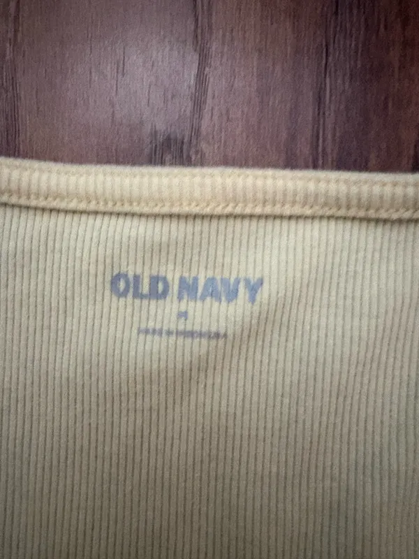 Old Navy Butter Yellow Tee - Image 2