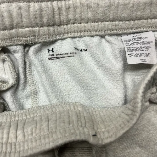 Under Armour Sweatpants Unisex MediumGray Athletic Joggers Stretch Gym Cold Gear - Image 5