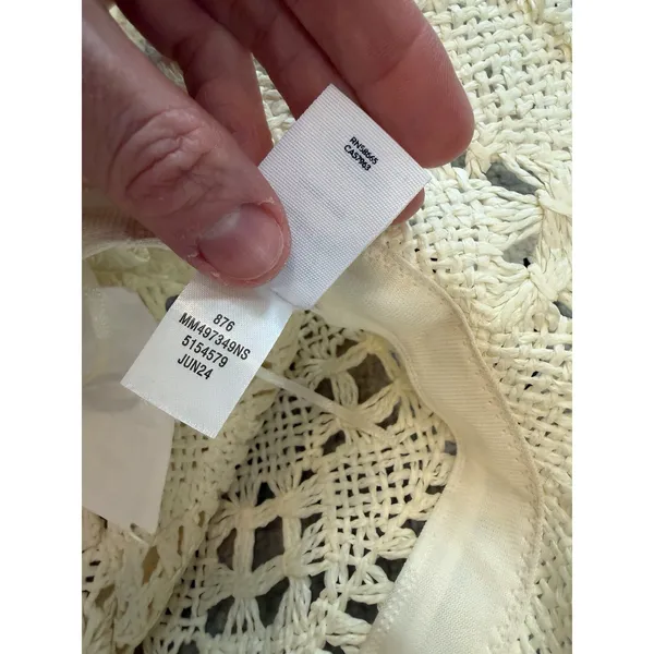 Melrose & Market Straw Hat Natural One Size NWT - Image 5