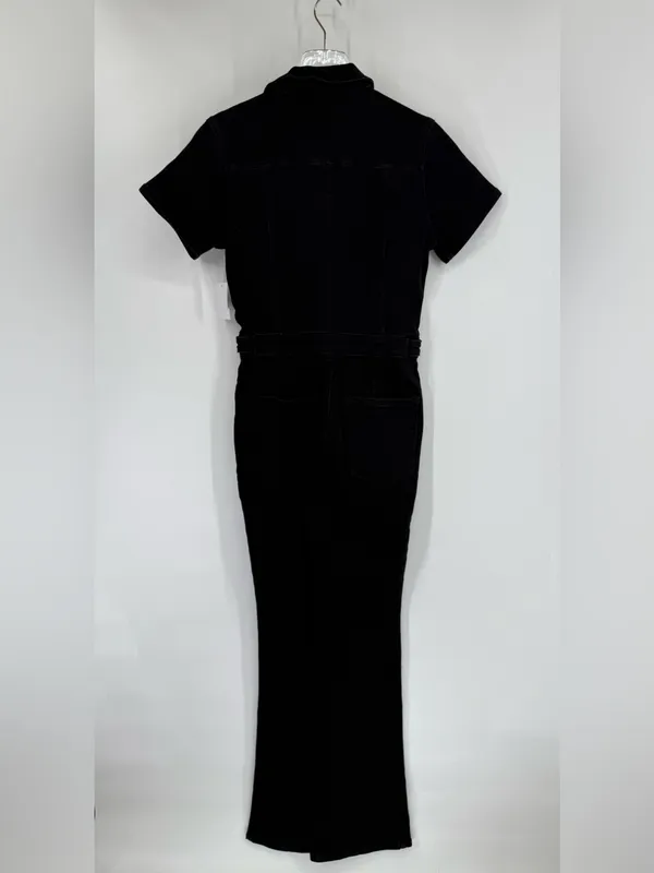 Good‎ American Black Good American Denim Jumpsuit size large NWT - Image 4