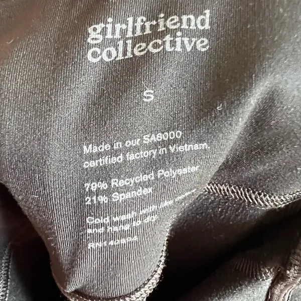 Girlfriend Collective High rise 7/8 tights leggings▪️size S - Image 4