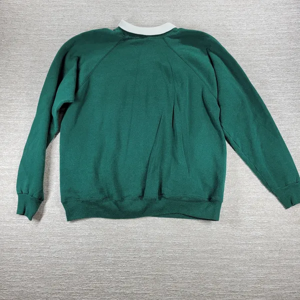VTG Hanes Washington Evergreen State USA Collar Sweatshirt XL Green Marilyn ‘92 - Image 12