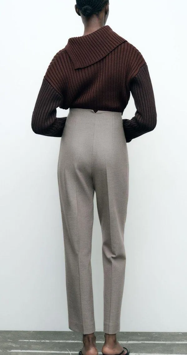 Zara Tan Trousers - Image 2