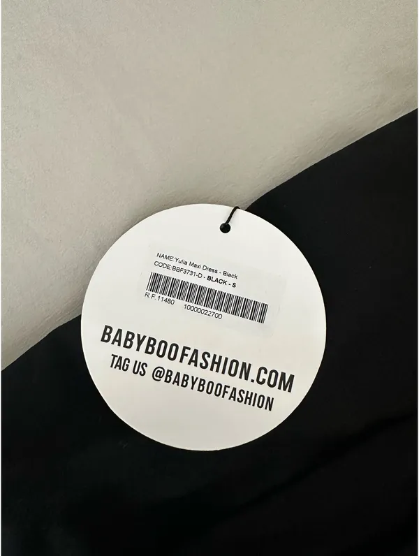 Babyboo Maxi Dress Black - Image 3