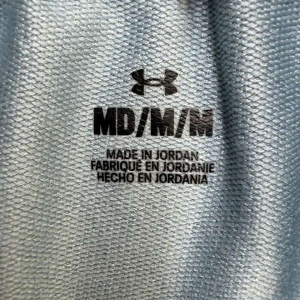 Under Armour Wide Leg Crop Pants Womens Medium Blue Athleisure Sporty Loungewear - Image 3
