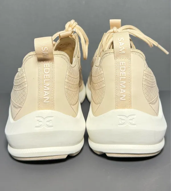Sam Edelman Women's Ecru Sand Miles Sneaker Size 8 - Image 3