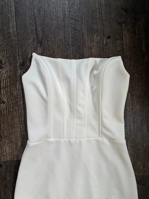 Nasty Gal Strapless Corset Dress - Image 4