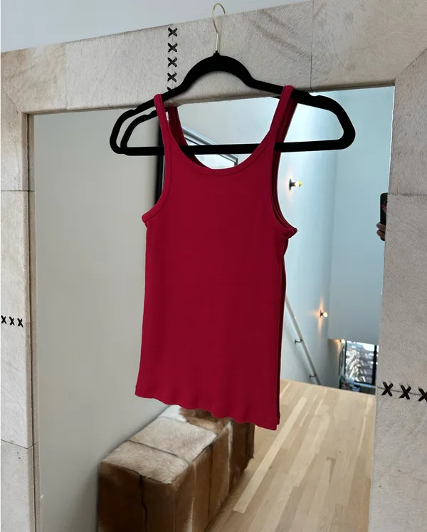 Brandy Melville Red New York Tank Top - Image 5