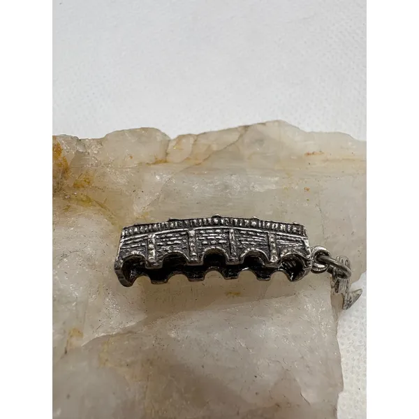 Vintage Sterling Silver London Bridge Charm 3.8g Travel Souvenir Pendant - Image 5