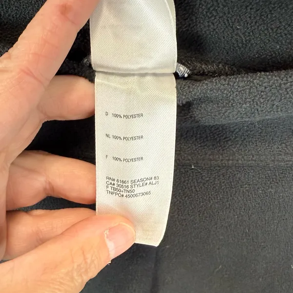 The North Face Women's TKA 100 Fleece Cozy Black Pants Size‎ Large - Image 6
