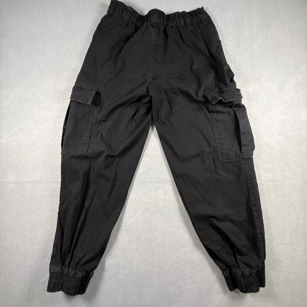 Rue21 Womens Black Cargo Jogger Pants Size Medium Utility Streetwear Pocket - Image 8